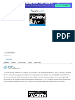 Cathedral - Full Plot Summary PDF