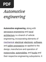 Automotive Engineering