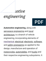 Automotive Engineering