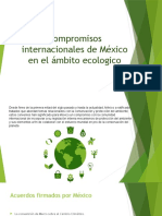 Compromisos Internacionales de México en El Ámbito Ecologico