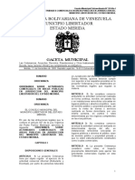 Comercio informal en el Municipio Libertador