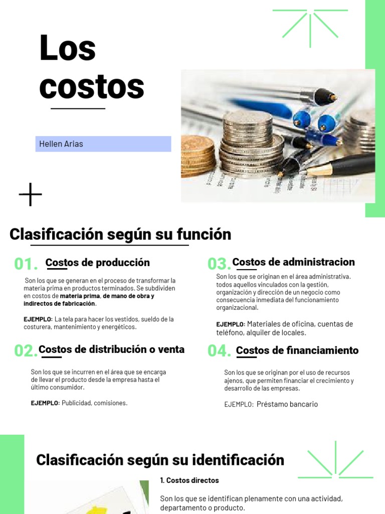 Clasificación de Costos Empresariales | PDF | Costo | Economias