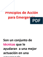 Principios de Acción para Emergencias
