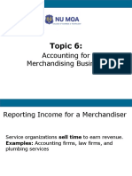 Accounting For Merchandising Business