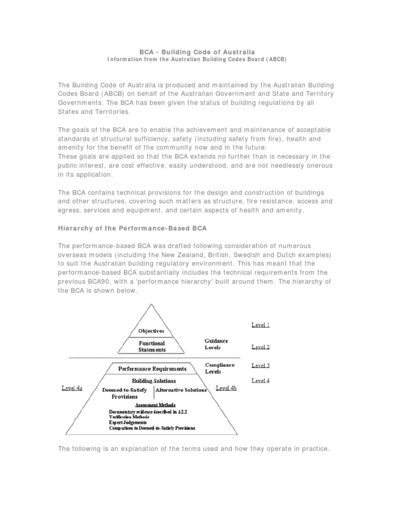 BCA Building Code of Australia Informati PDF