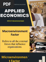 Module 6 Macroenvironment Analysis