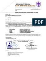 Undangan Penilik Korwil Subang