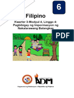 Filipino 6 Q3 Mod4 Pagbibigay Impormasyong Hinihingi NG Nakalarawang Balangkas V4