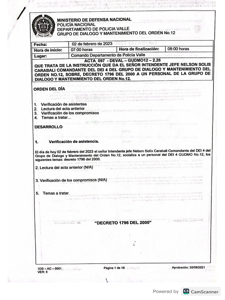 Acta 097 Decreto 1796 Del 2000 PDF