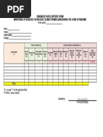 VAW Barangay Data Capture Form