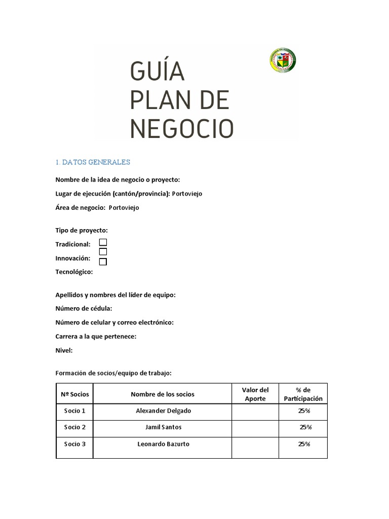 Guía para La Elaboración Del Plan de Negocio | PDF | Análisis FODA | Vino