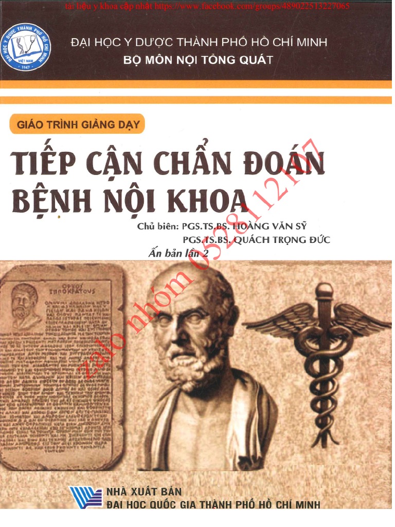 SÁCH BỆNH HỌC NỘI KHOA CẬP NHẬT KIẾN THỨC LÂM SÀNG