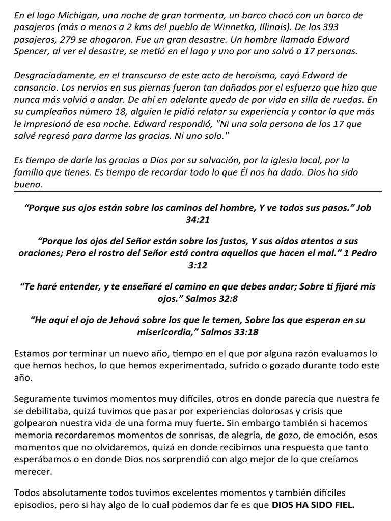 Dios Ha Sido Fiel | PDF | Dios | Cristo (título)