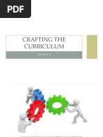 CRAFTING THE CURRICULUM - Group4presentation