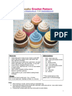 Cupcake Crochet Pattern Ingles