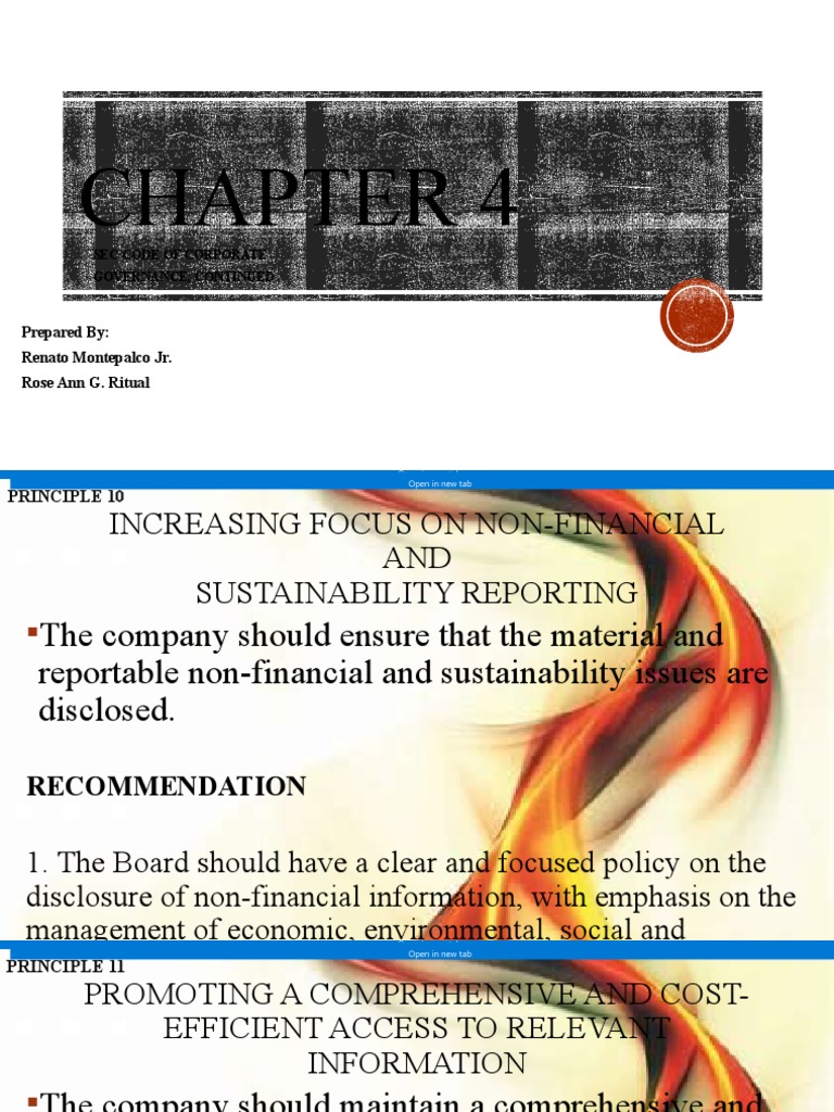Chapter 4 sec code of corporate governance continued pdf internal