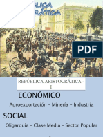 República Aristocrática Peruana 1883-1919