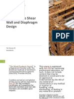 Presentation Slides STRASSER Shearwalls and Diaphragms WDS 190516