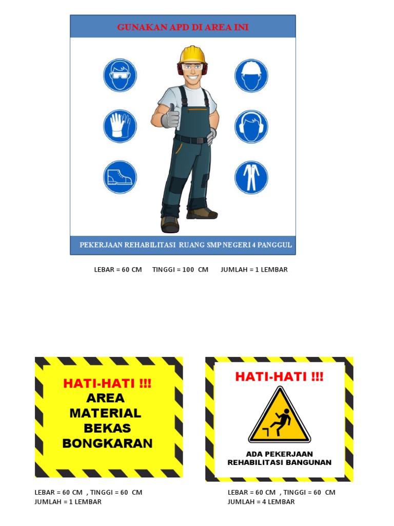 Rambu K3 - 105043 | PDF