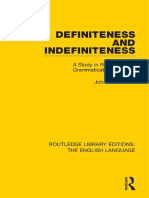 (Routledge Library Edition - The English Language) John A. Hawkins-Definiteness and Indefiniteness - A Study in Reference and Grammaticality Prediction-Routledge (2015)