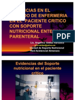 Evidencias en El Cuidado Del Paciente Con Soporte