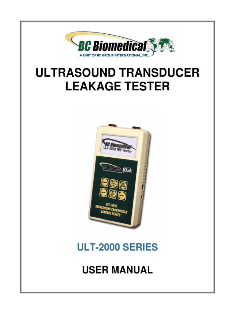 ULT-2000 Series User Manual | PDF | Alternating Current | Electrical ...