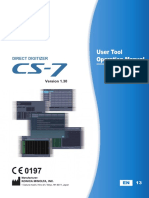 CS7 Operation Manual User Tool (VER 1.30) A47FBA02EN13 - 161220 - Fix