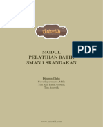 Modul Pelatihan Membatik Astoetik 2018