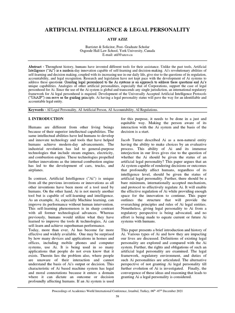 ai-legal-personality-pdf-artificial-intelligence-intelligence