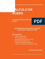 Cálculo de Acero - Taller de Estructuras