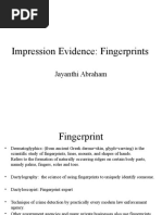 Impression Evidence Fingerprint