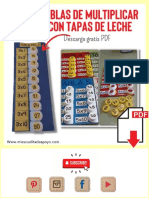 Tablas de Multiplicar Con Tapaderas