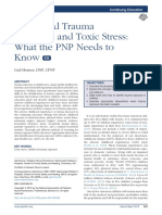 Childhood Trauma Exposure and Toxic Stress