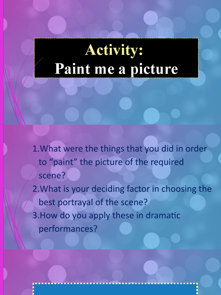 Chamber Theater PDF Theatre Narrative