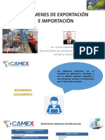 Regimenes de Exportacion e Importacion