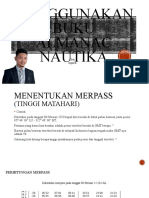 Menggunakan Buku Almanac Nautika