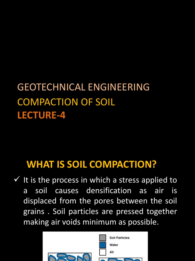 Soil Compaction in Geotechnical Engineering | PDF | Applied And ...