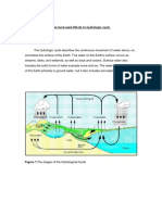 The Land Used Effects to Hydro Logic Cycle