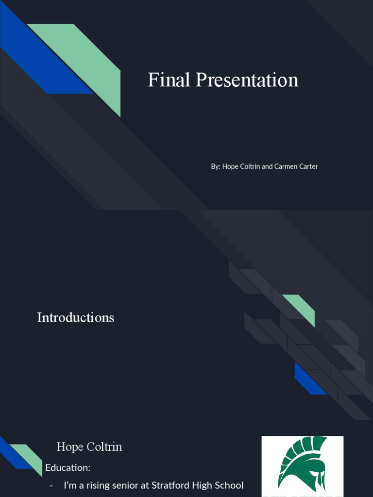 Final Presentation | PDF