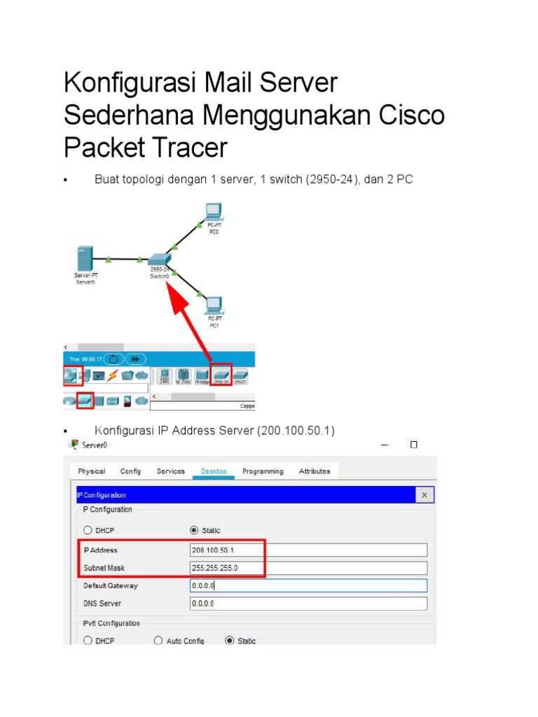 email server cisco