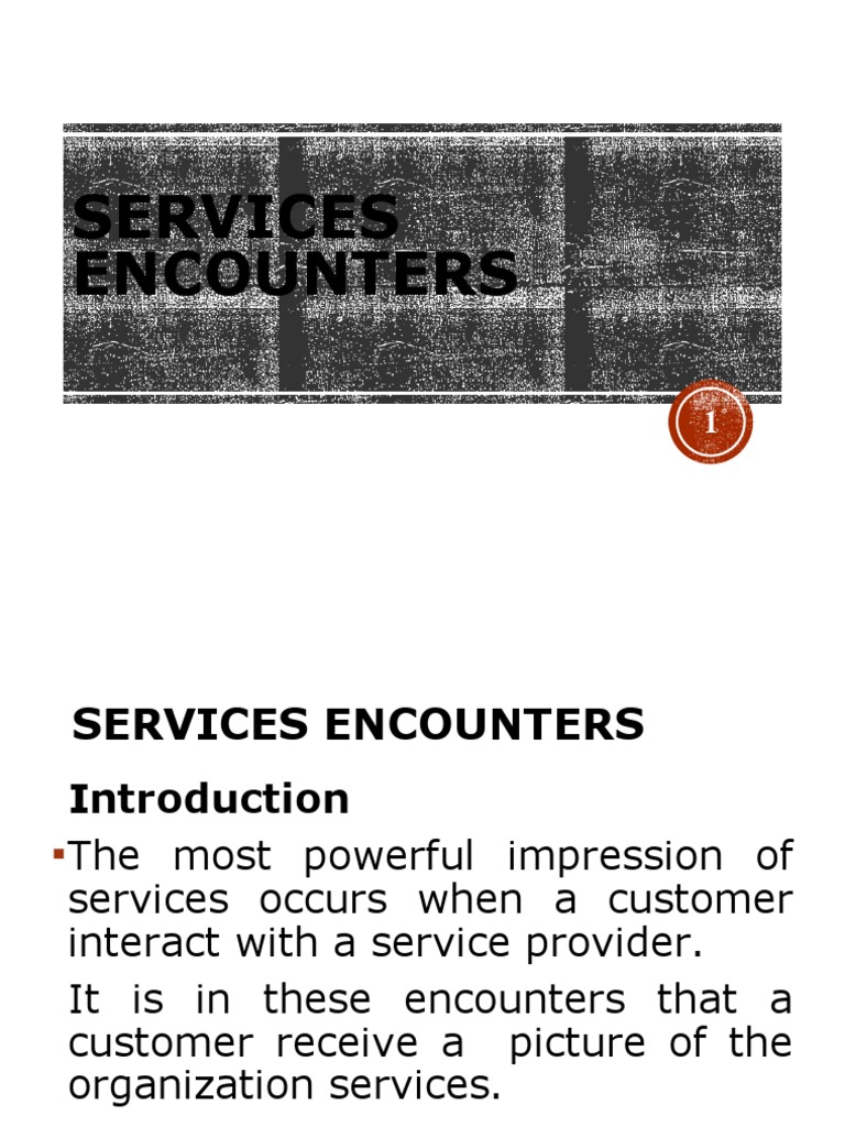 Service Encounter PDF Telephone Human Communication