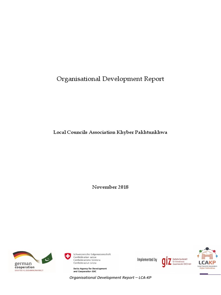 LCA-KP Organisational Development Report | PDF | Organization ...