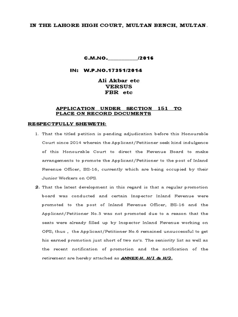 Ali akbar cm pdf affidavit government