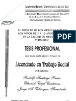 Tesis - Impacto de Los Videojuegos (1997)