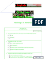 Sistemas Digitais - Questões para Revisão - Tecnologia de Memórias - Semestre 2021.2 - Júlio César Oliveira Dos Santos