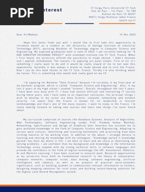 Letter Of Interest