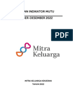 Laporan Indikator Mutu 2022 Triwulan 4