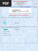 CS411 FinalTerm MCQs With Reference Solved by Arslan