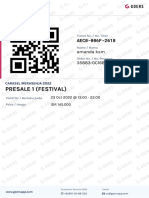 (Event Ticket) Presale 1 (Festival) - Carasel Merasenja 2022 - 1 35883-0c168-694