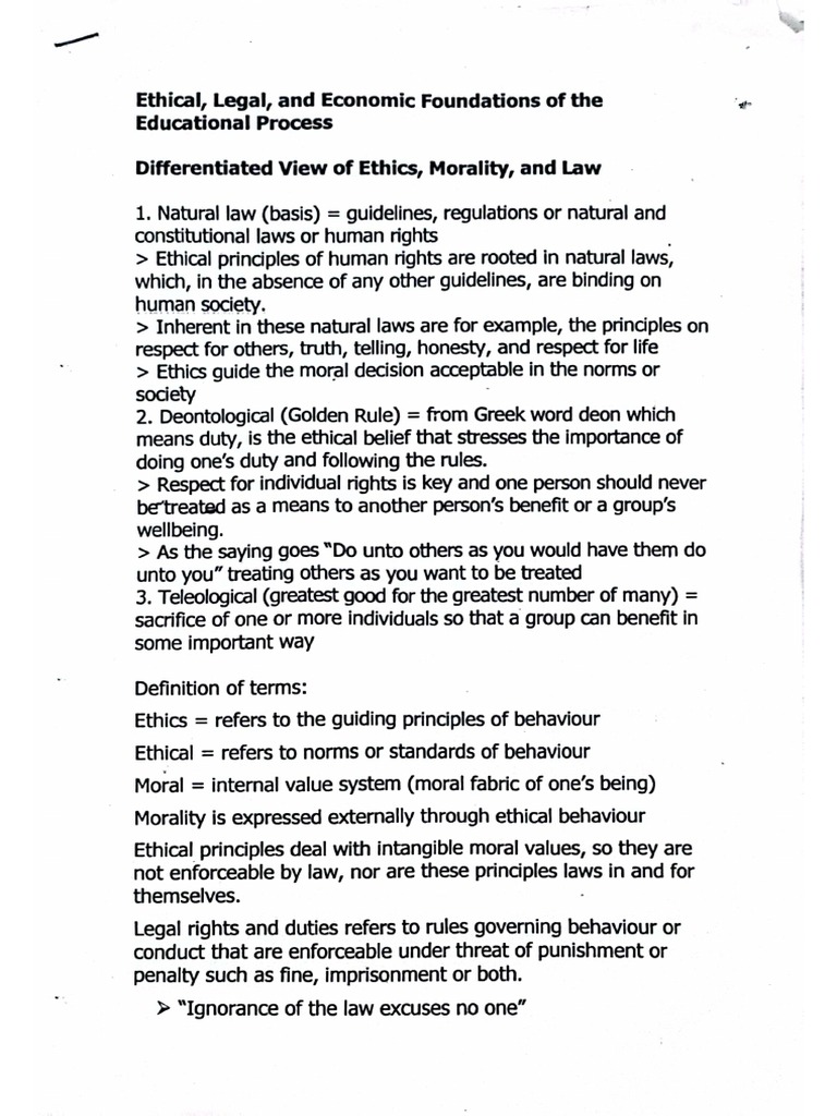 Ethics Nursing Notes | PDF